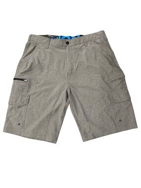 Iron Co. Stretch Hybrid Cargo Shorts - Gray
